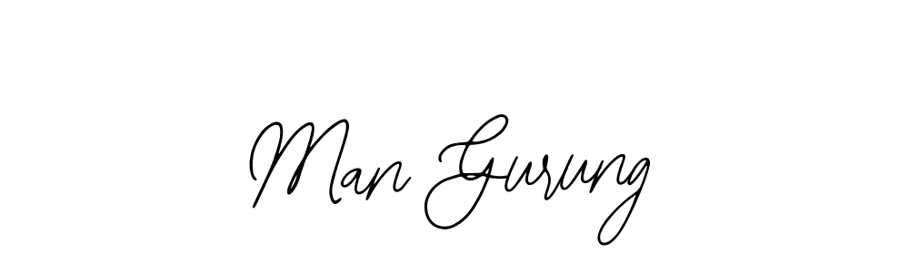 Make a beautiful signature design for name Man Gurung. With this signature (Bearetta-2O07w) style, you can create a handwritten signature for free. Man Gurung signature style 12 images and pictures png