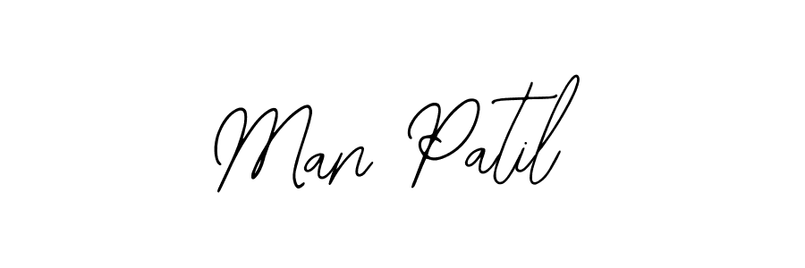 The best way (Bearetta-2O07w) to make a short signature is to pick only two or three words in your name. The name Man Patil include a total of six letters. For converting this name. Man Patil signature style 12 images and pictures png