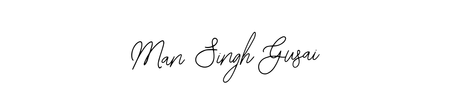 Design your own signature with our free online signature maker. With this signature software, you can create a handwritten (Bearetta-2O07w) signature for name Man Singh Gusai. Man Singh Gusai signature style 12 images and pictures png
