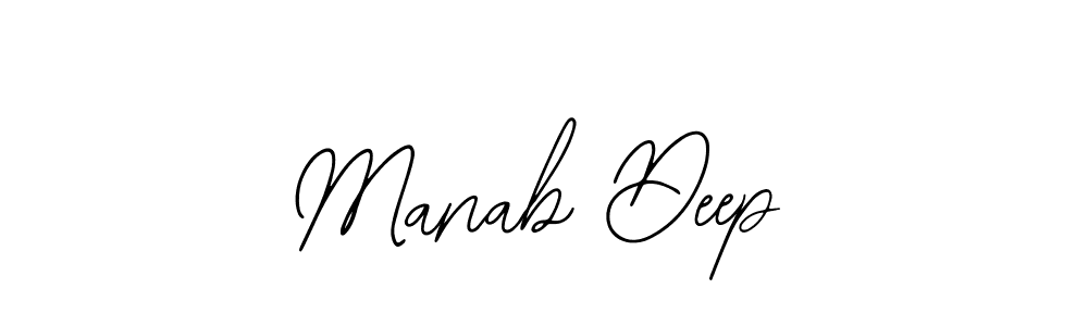 The best way (Bearetta-2O07w) to make a short signature is to pick only two or three words in your name. The name Manab Deep include a total of six letters. For converting this name. Manab Deep signature style 12 images and pictures png