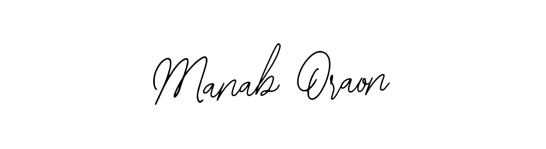 How to make Manab Oraon signature? Bearetta-2O07w is a professional autograph style. Create handwritten signature for Manab Oraon name. Manab Oraon signature style 12 images and pictures png