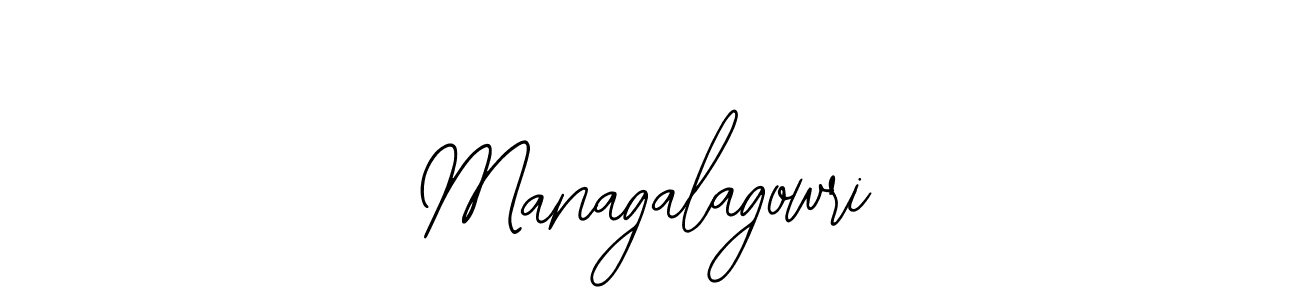 Managalagowri stylish signature style. Best Handwritten Sign (Bearetta-2O07w) for my name. Handwritten Signature Collection Ideas for my name Managalagowri. Managalagowri signature style 12 images and pictures png