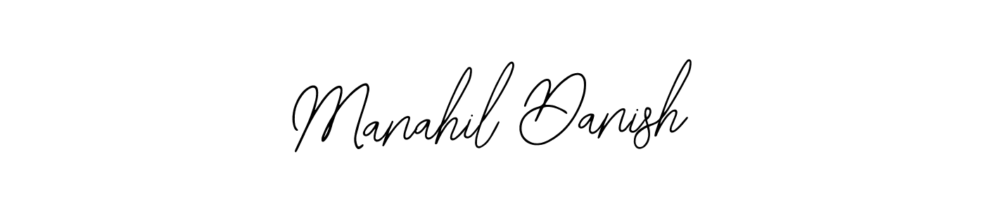 Create a beautiful signature design for name Manahil Danish. With this signature (Bearetta-2O07w) fonts, you can make a handwritten signature for free. Manahil Danish signature style 12 images and pictures png