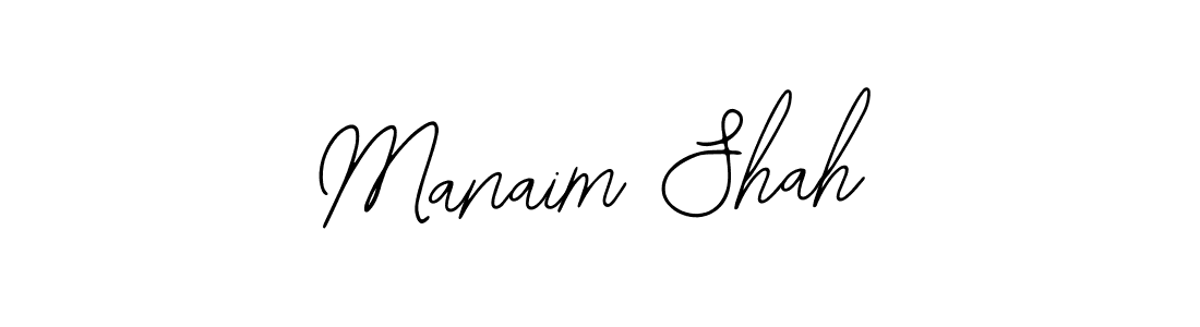 Manaim Shah stylish signature style. Best Handwritten Sign (Bearetta-2O07w) for my name. Handwritten Signature Collection Ideas for my name Manaim Shah. Manaim Shah signature style 12 images and pictures png