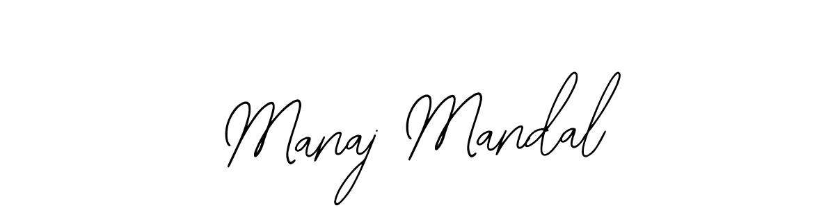 if you are searching for the best signature style for your name Manaj Mandal. so please give up your signature search. here we have designed multiple signature styles  using Bearetta-2O07w. Manaj Mandal signature style 12 images and pictures png