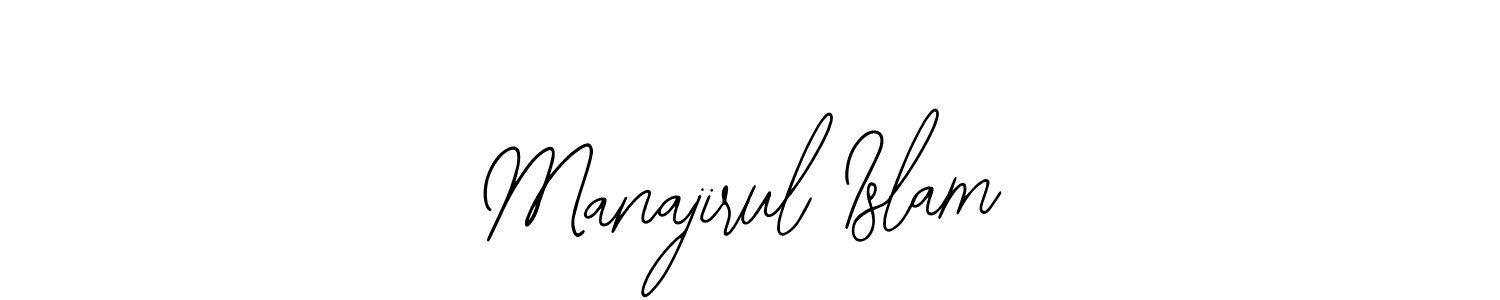 Use a signature maker to create a handwritten signature online. With this signature software, you can design (Bearetta-2O07w) your own signature for name Manajirul Islam. Manajirul Islam signature style 12 images and pictures png