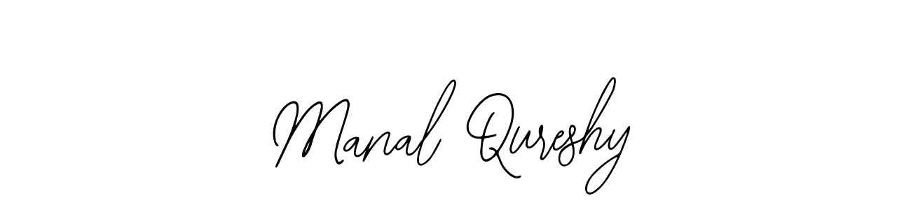 Create a beautiful signature design for name Manal Qureshy. With this signature (Bearetta-2O07w) fonts, you can make a handwritten signature for free. Manal Qureshy signature style 12 images and pictures png