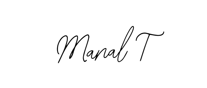 Also You can easily find your signature by using the search form. We will create Manal T name handwritten signature images for you free of cost using Bearetta-2O07w sign style. Manal T signature style 12 images and pictures png