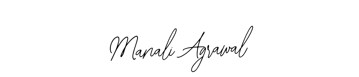 Use a signature maker to create a handwritten signature online. With this signature software, you can design (Bearetta-2O07w) your own signature for name Manali Agrawal. Manali Agrawal signature style 12 images and pictures png