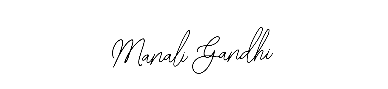 Manali Gandhi stylish signature style. Best Handwritten Sign (Bearetta-2O07w) for my name. Handwritten Signature Collection Ideas for my name Manali Gandhi. Manali Gandhi signature style 12 images and pictures png