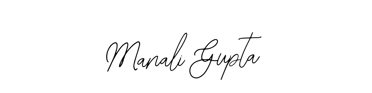 Create a beautiful signature design for name Manali Gupta. With this signature (Bearetta-2O07w) fonts, you can make a handwritten signature for free. Manali Gupta signature style 12 images and pictures png