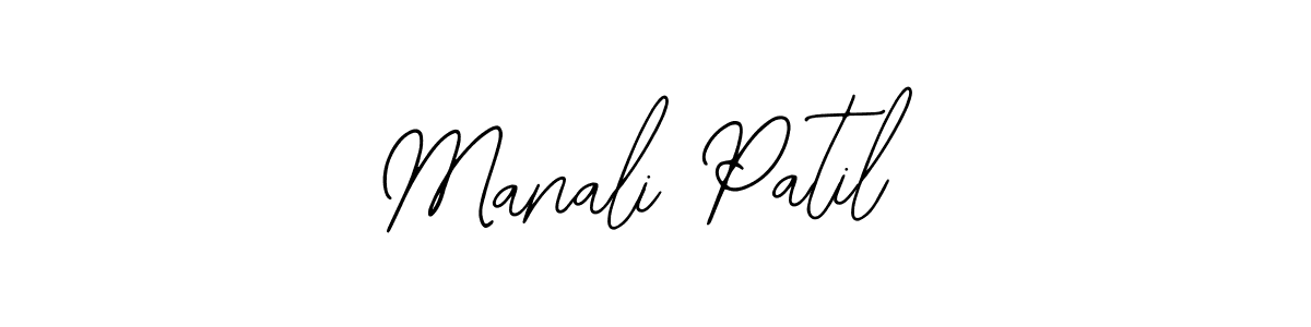 How to make Manali Patil name signature. Use Bearetta-2O07w style for creating short signs online. This is the latest handwritten sign. Manali Patil signature style 12 images and pictures png