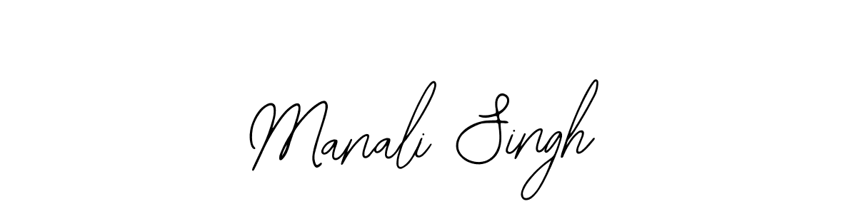 Also You can easily find your signature by using the search form. We will create Manali Singh name handwritten signature images for you free of cost using Bearetta-2O07w sign style. Manali Singh signature style 12 images and pictures png