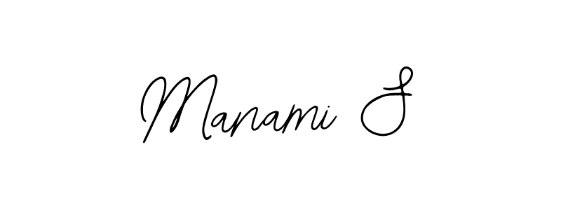 How to make Manami S signature? Bearetta-2O07w is a professional autograph style. Create handwritten signature for Manami S name. Manami S signature style 12 images and pictures png