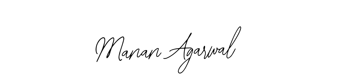 Manan Agarwal stylish signature style. Best Handwritten Sign (Bearetta-2O07w) for my name. Handwritten Signature Collection Ideas for my name Manan Agarwal. Manan Agarwal signature style 12 images and pictures png