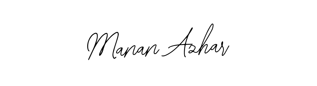 Manan Azhar stylish signature style. Best Handwritten Sign (Bearetta-2O07w) for my name. Handwritten Signature Collection Ideas for my name Manan Azhar. Manan Azhar signature style 12 images and pictures png