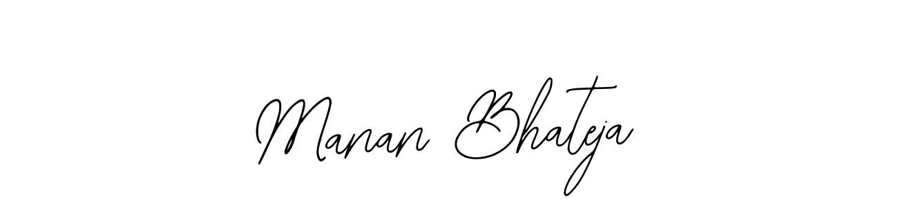 Also You can easily find your signature by using the search form. We will create Manan Bhateja name handwritten signature images for you free of cost using Bearetta-2O07w sign style. Manan Bhateja signature style 12 images and pictures png