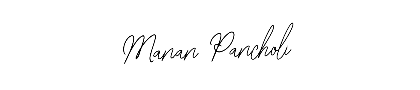 Manan Pancholi stylish signature style. Best Handwritten Sign (Bearetta-2O07w) for my name. Handwritten Signature Collection Ideas for my name Manan Pancholi. Manan Pancholi signature style 12 images and pictures png