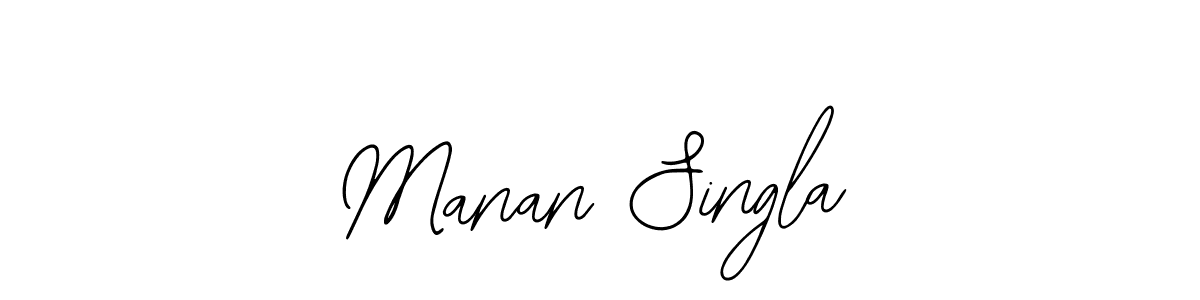 Create a beautiful signature design for name Manan Singla. With this signature (Bearetta-2O07w) fonts, you can make a handwritten signature for free. Manan Singla signature style 12 images and pictures png