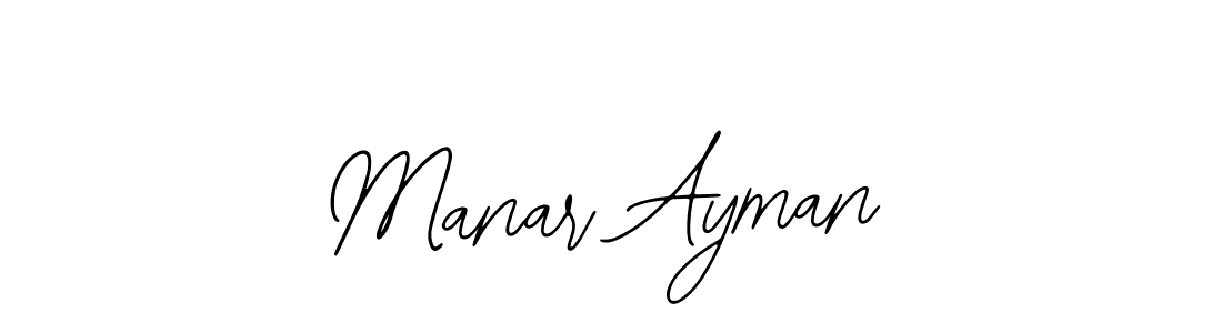 Make a short Manar Ayman signature style. Manage your documents anywhere anytime using Bearetta-2O07w. Create and add eSignatures, submit forms, share and send files easily. Manar Ayman signature style 12 images and pictures png