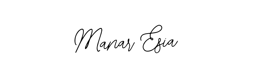 Also You can easily find your signature by using the search form. We will create Manar Esia name handwritten signature images for you free of cost using Bearetta-2O07w sign style. Manar Esia signature style 12 images and pictures png