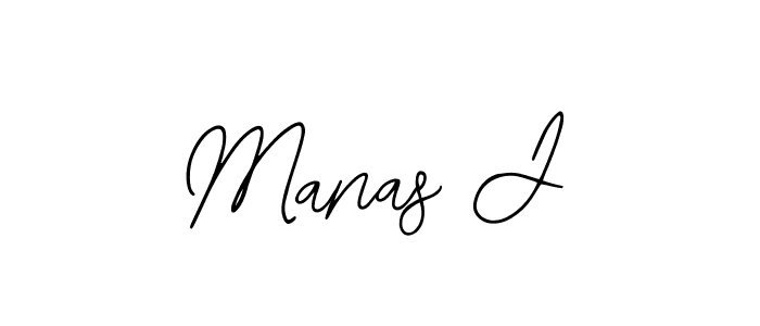 The best way (Bearetta-2O07w) to make a short signature is to pick only two or three words in your name. The name Manas J include a total of six letters. For converting this name. Manas J signature style 12 images and pictures png