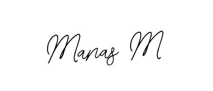 Manas M stylish signature style. Best Handwritten Sign (Bearetta-2O07w) for my name. Handwritten Signature Collection Ideas for my name Manas M. Manas M signature style 12 images and pictures png