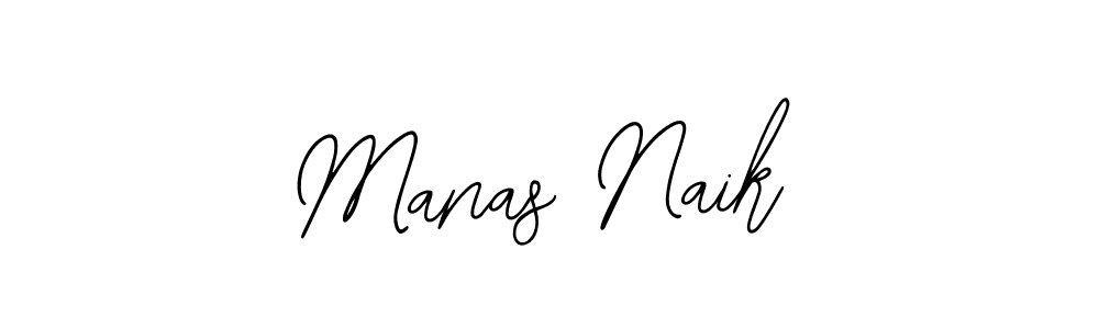 How to make Manas Naik name signature. Use Bearetta-2O07w style for creating short signs online. This is the latest handwritten sign. Manas Naik signature style 12 images and pictures png