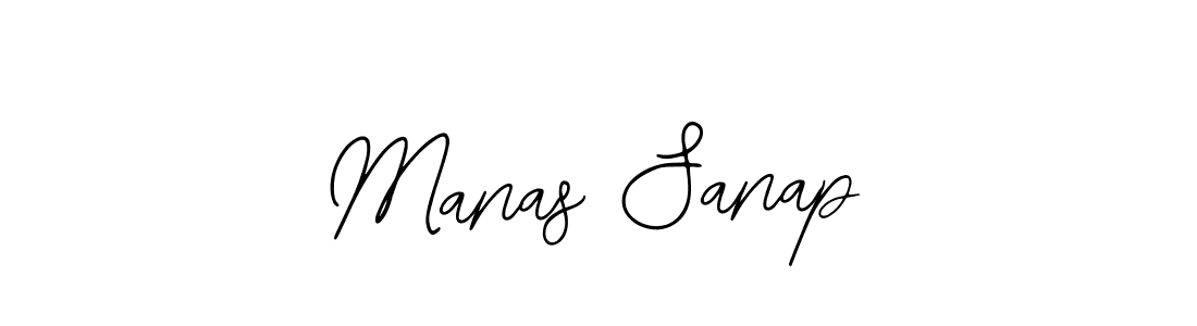 Make a beautiful signature design for name Manas Sanap. With this signature (Bearetta-2O07w) style, you can create a handwritten signature for free. Manas Sanap signature style 12 images and pictures png