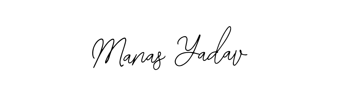 Similarly Bearetta-2O07w is the best handwritten signature design. Signature creator online .You can use it as an online autograph creator for name Manas Yadav. Manas Yadav signature style 12 images and pictures png