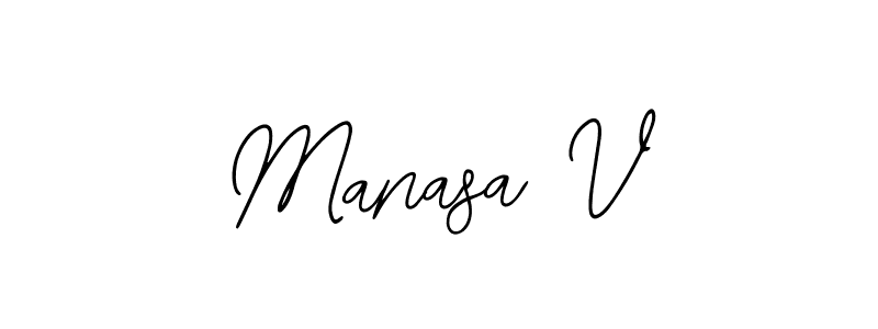 You can use this online signature creator to create a handwritten signature for the name Manasa V. This is the best online autograph maker. Manasa V signature style 12 images and pictures png