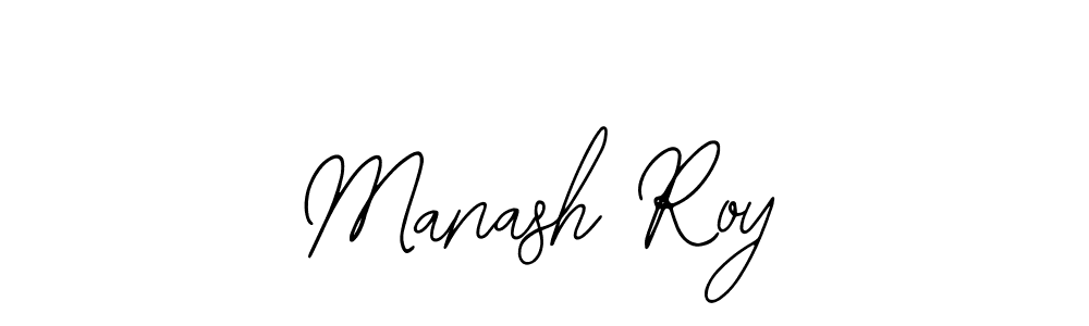 Manash Roy stylish signature style. Best Handwritten Sign (Bearetta-2O07w) for my name. Handwritten Signature Collection Ideas for my name Manash Roy. Manash Roy signature style 12 images and pictures png