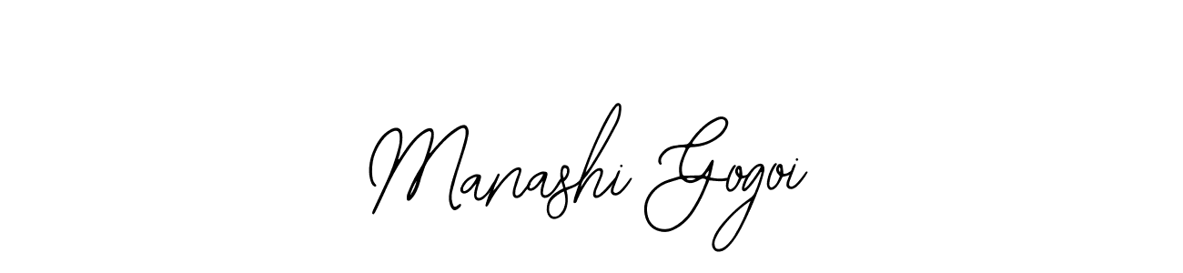 The best way (Bearetta-2O07w) to make a short signature is to pick only two or three words in your name. The name Manashi Gogoi include a total of six letters. For converting this name. Manashi Gogoi signature style 12 images and pictures png