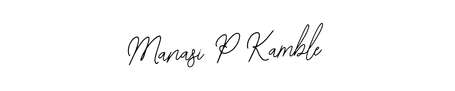 Also You can easily find your signature by using the search form. We will create Manasi P Kamble name handwritten signature images for you free of cost using Bearetta-2O07w sign style. Manasi P Kamble signature style 12 images and pictures png