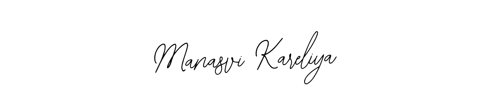 Make a beautiful signature design for name Manasvi Kareliya. With this signature (Bearetta-2O07w) style, you can create a handwritten signature for free. Manasvi Kareliya signature style 12 images and pictures png