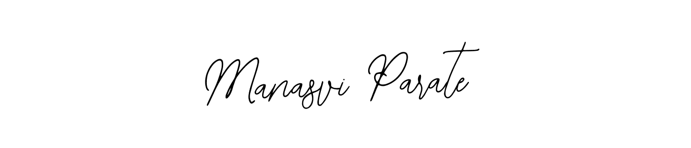 Use a signature maker to create a handwritten signature online. With this signature software, you can design (Bearetta-2O07w) your own signature for name Manasvi Parate. Manasvi Parate signature style 12 images and pictures png