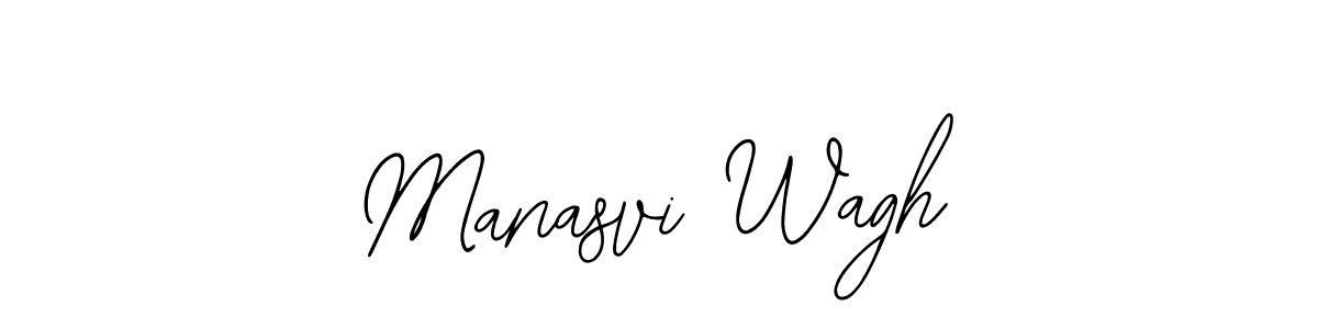 How to make Manasvi Wagh signature? Bearetta-2O07w is a professional autograph style. Create handwritten signature for Manasvi Wagh name. Manasvi Wagh signature style 12 images and pictures png