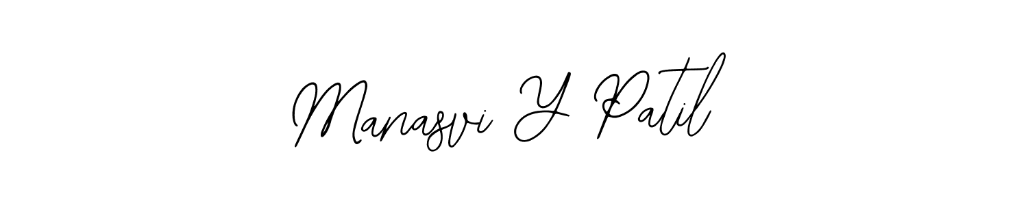 You should practise on your own different ways (Bearetta-2O07w) to write your name (Manasvi Y Patil) in signature. don't let someone else do it for you. Manasvi Y Patil signature style 12 images and pictures png