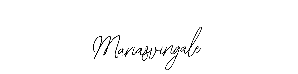 Manasvingale stylish signature style. Best Handwritten Sign (Bearetta-2O07w) for my name. Handwritten Signature Collection Ideas for my name Manasvingale. Manasvingale signature style 12 images and pictures png