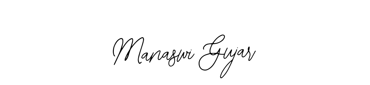 Manaswi Gujar stylish signature style. Best Handwritten Sign (Bearetta-2O07w) for my name. Handwritten Signature Collection Ideas for my name Manaswi Gujar. Manaswi Gujar signature style 12 images and pictures png