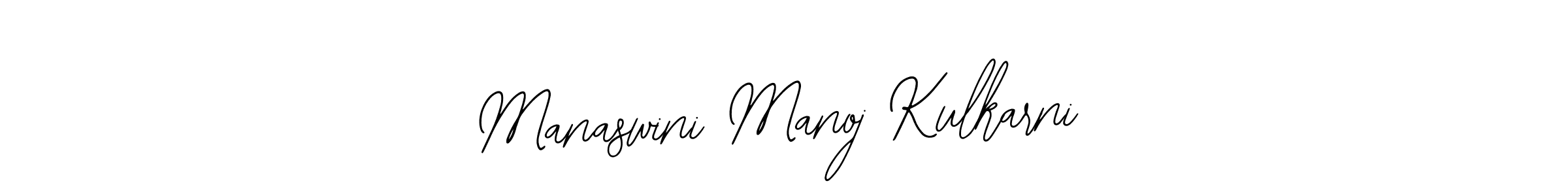 Make a beautiful signature design for name Manaswini Manoj Kulkarni. With this signature (Bearetta-2O07w) style, you can create a handwritten signature for free. Manaswini Manoj Kulkarni signature style 12 images and pictures png