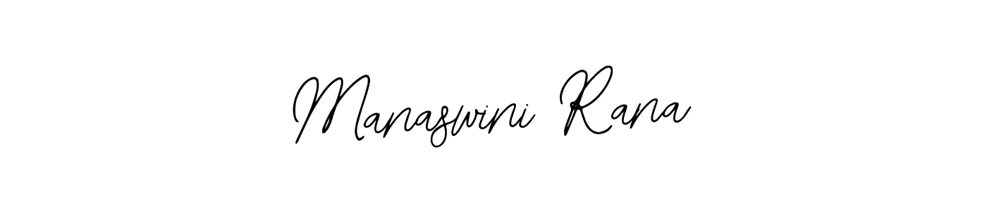 How to make Manaswini Rana signature? Bearetta-2O07w is a professional autograph style. Create handwritten signature for Manaswini Rana name. Manaswini Rana signature style 12 images and pictures png