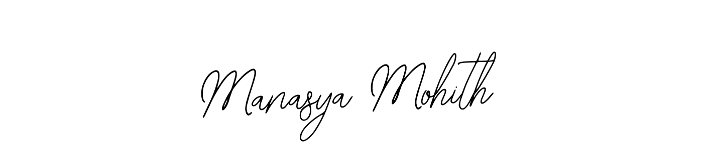 See photos of Manasya Mohith official signature by Spectra . Check more albums & portfolios. Read reviews & check more about Bearetta-2O07w font. Manasya Mohith signature style 12 images and pictures png