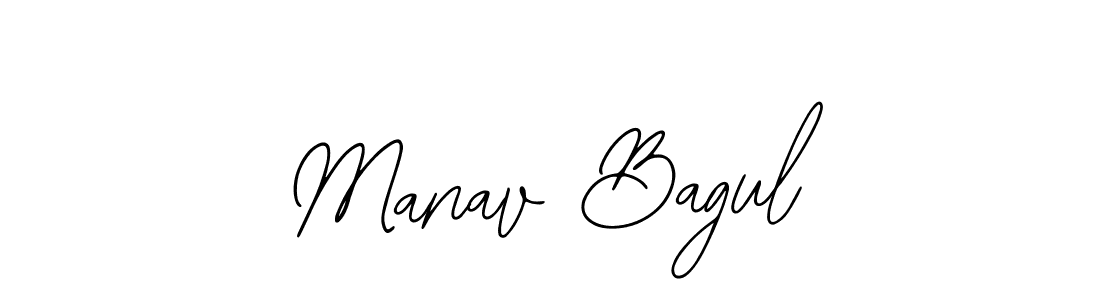 Design your own signature with our free online signature maker. With this signature software, you can create a handwritten (Bearetta-2O07w) signature for name Manav Bagul. Manav Bagul signature style 12 images and pictures png