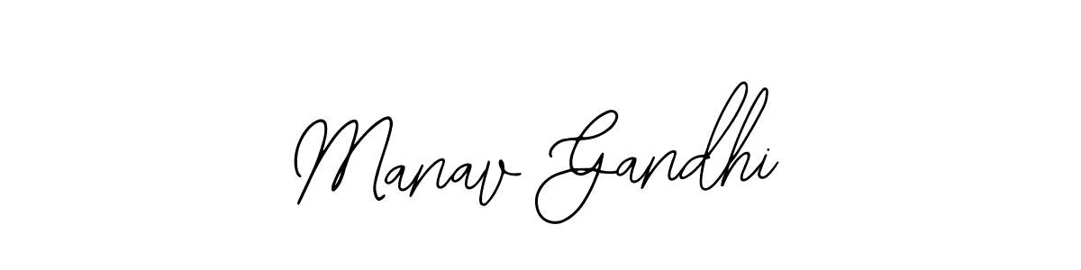 How to make Manav Gandhi signature? Bearetta-2O07w is a professional autograph style. Create handwritten signature for Manav Gandhi name. Manav Gandhi signature style 12 images and pictures png