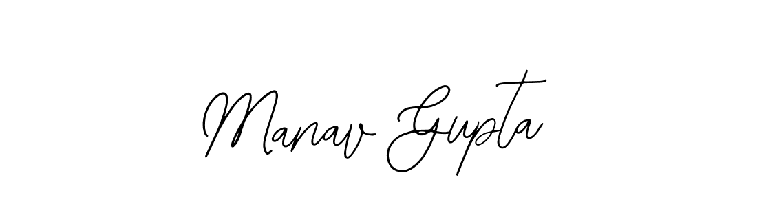 Use a signature maker to create a handwritten signature online. With this signature software, you can design (Bearetta-2O07w) your own signature for name Manav Gupta. Manav Gupta signature style 12 images and pictures png