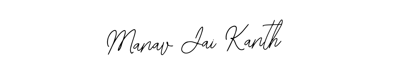 Manav Jai Kanth stylish signature style. Best Handwritten Sign (Bearetta-2O07w) for my name. Handwritten Signature Collection Ideas for my name Manav Jai Kanth. Manav Jai Kanth signature style 12 images and pictures png