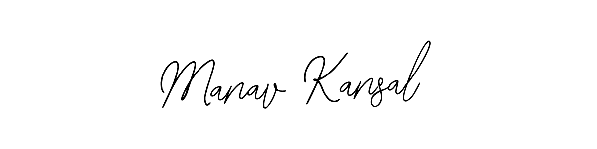 Make a beautiful signature design for name Manav Kansal. With this signature (Bearetta-2O07w) style, you can create a handwritten signature for free. Manav Kansal signature style 12 images and pictures png