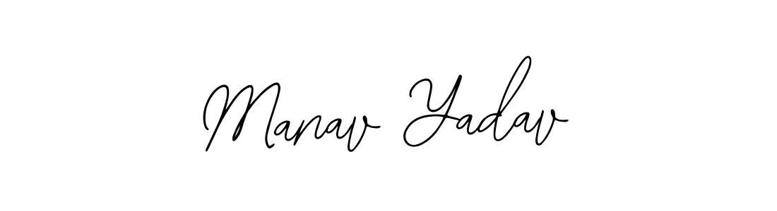 Best and Professional Signature Style for Manav Yadav. Bearetta-2O07w Best Signature Style Collection. Manav Yadav signature style 12 images and pictures png