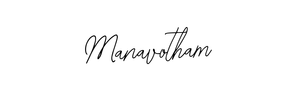 How to make Manavotham name signature. Use Bearetta-2O07w style for creating short signs online. This is the latest handwritten sign. Manavotham signature style 12 images and pictures png